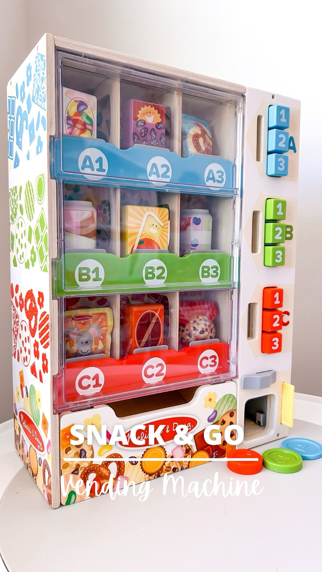 Snack time meets learning time! 🍎✨
Kids can sort, count, match letters, and “buy” their favorite pretend snacks with play coins! This wooden vending machine keeps little hands busy while building real-life skills—no screens needed! 💰🎯

You can even replace the toy food with your favorite real snacks for extra fun! 🍿


#LTKKids #LTKHoliday #LTKGiftGuide