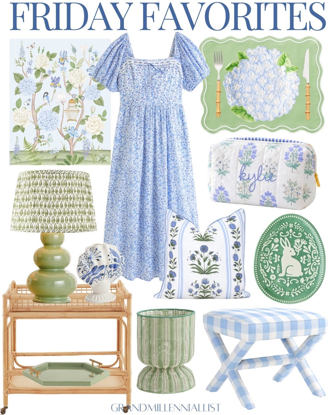 Friday Favorites 

Easter dress | Grandmillennial | Southern home style | Easter ideas | Spring trends | Traditional Home | Bar Cart | Monogrammed Gift | Chinoiserie Art | Tablescape 

#LTKHome #LTKSeasonal