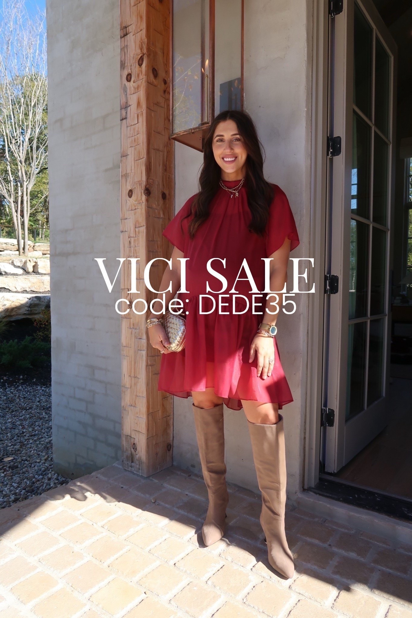 Love this color!✨ $44 dress with code: DEDE35

Dress: medium 

vici, vici sale, sale alert, sale, sale finds, dress, red dress, holiday dress, thanksgiving dress, Nashville, mom of 3, Dede Raad, Dress up Buttercup



#LTKSaleAlert #LTKFindsUnder50 #LTKHoliday