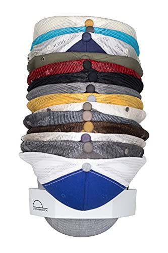 The ORIGINAL DomeDock! American, patented, Wall Mount Rack 20 Ball Cap Storage. Compact Hat Organ... | Amazon (US)