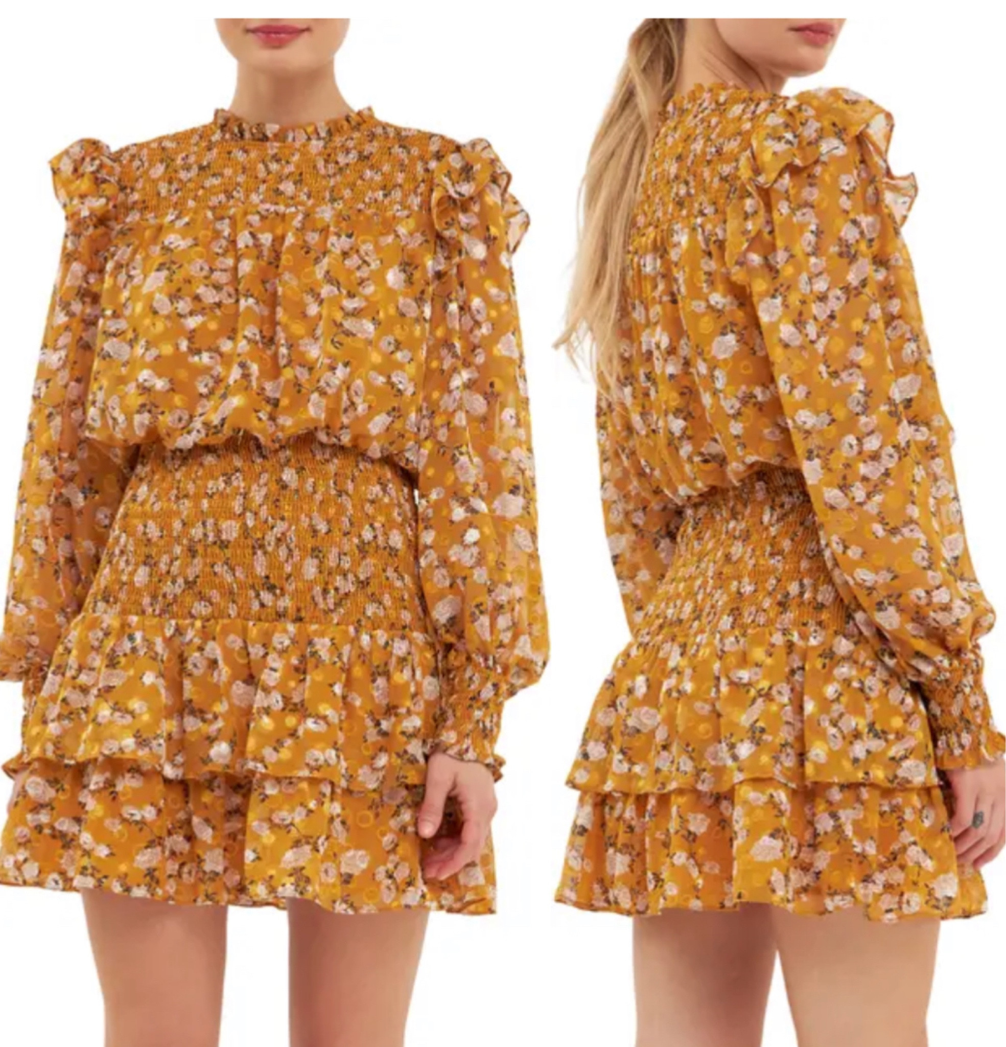 Floral dress
Dress 
Fall outfit 

#LTKSeasonal #LTKunder100 #LTKstyletip