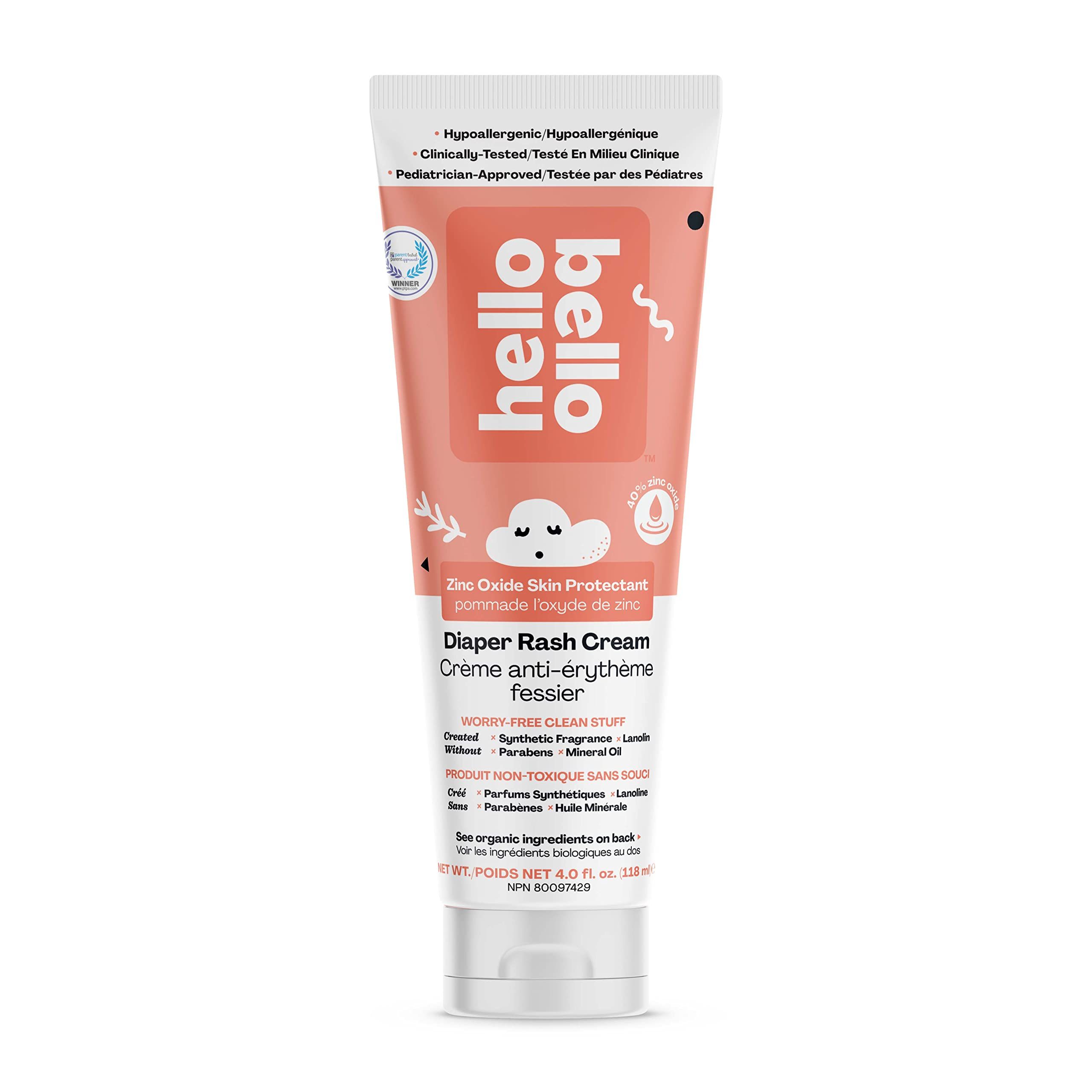 Hello Bello Diaper Rash Cream, Vegan Cruelty-Free Non-Nano Zinc Oxide, 4 fl. Oz | Amazon (CA)