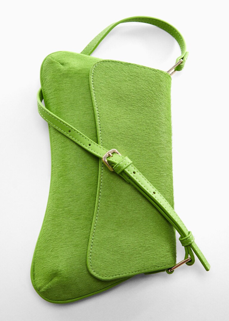 Ledertasche mit klappe -  Damen | Mango Schweiz | Mango CH