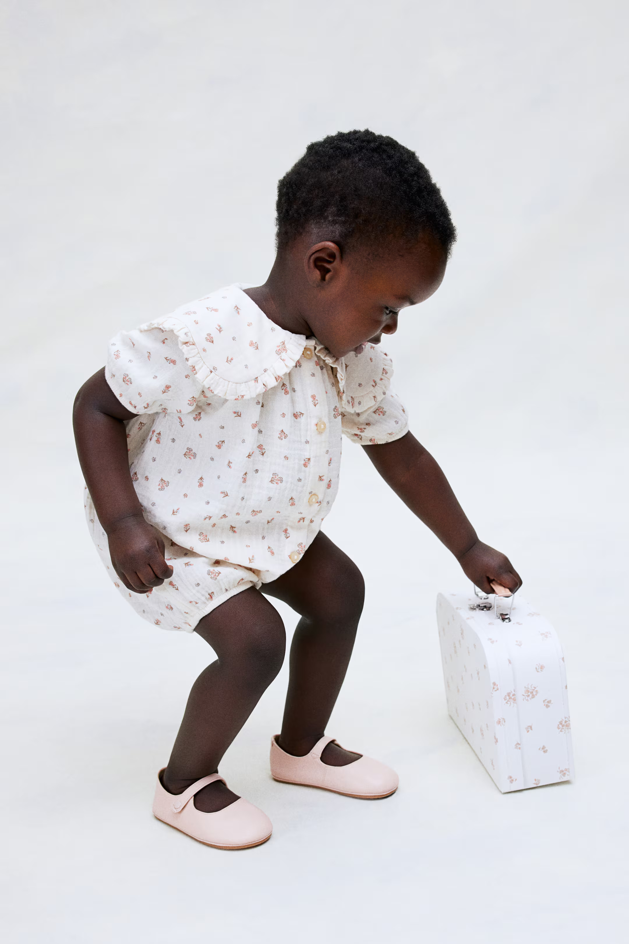 Cotton Muslin Romper Suit | H&M (US + CA)