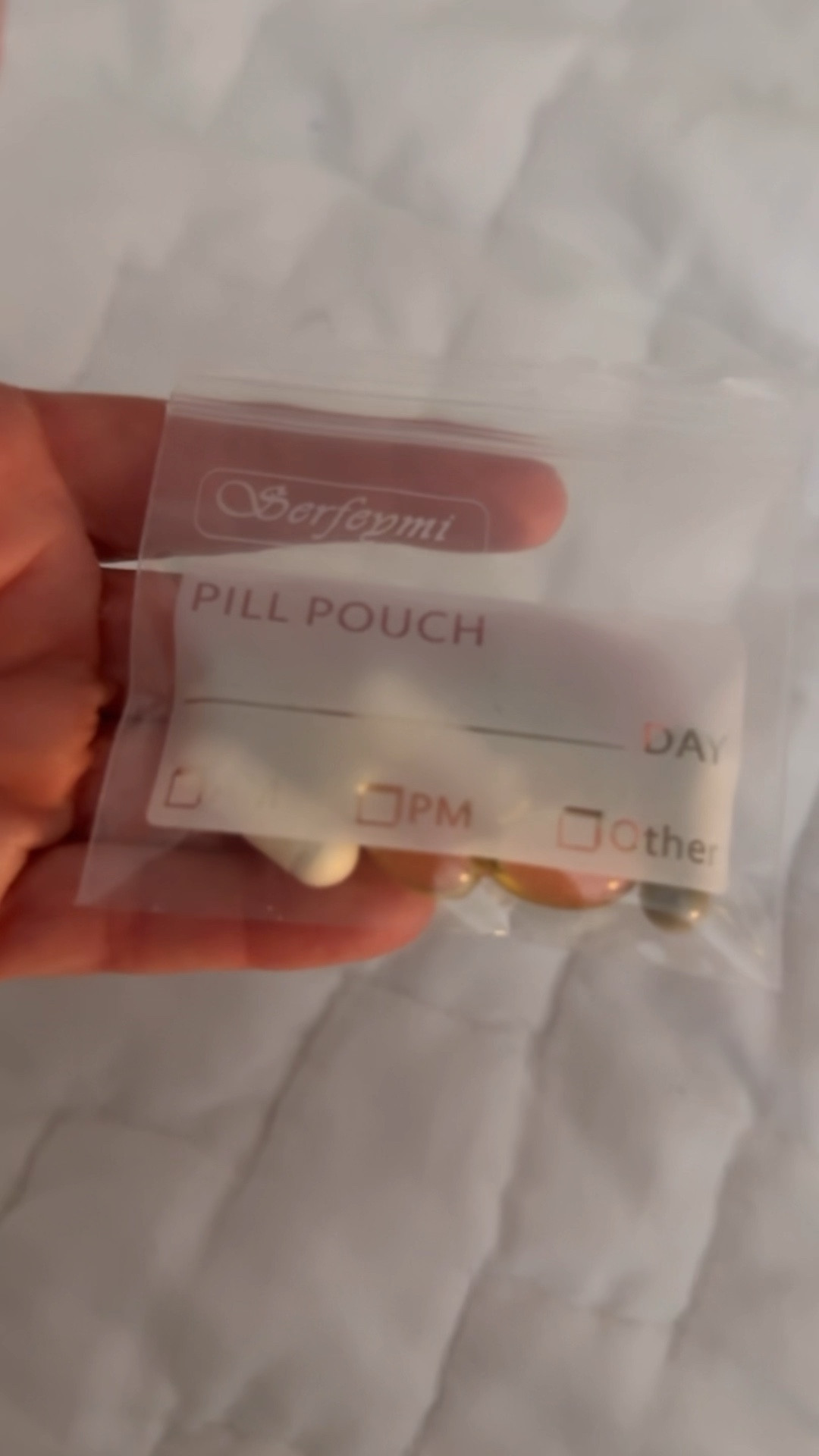 I make a little pouch with my daily supps. I take them with food throughout the day. I like being able to see how many I have left; and it’s easy to bring on-the-go!

#LTKFitness #LTKTravel #LTKBeauty