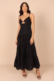 Myrna Cutout Maxi Dress - Black | Petal & Pup (US)