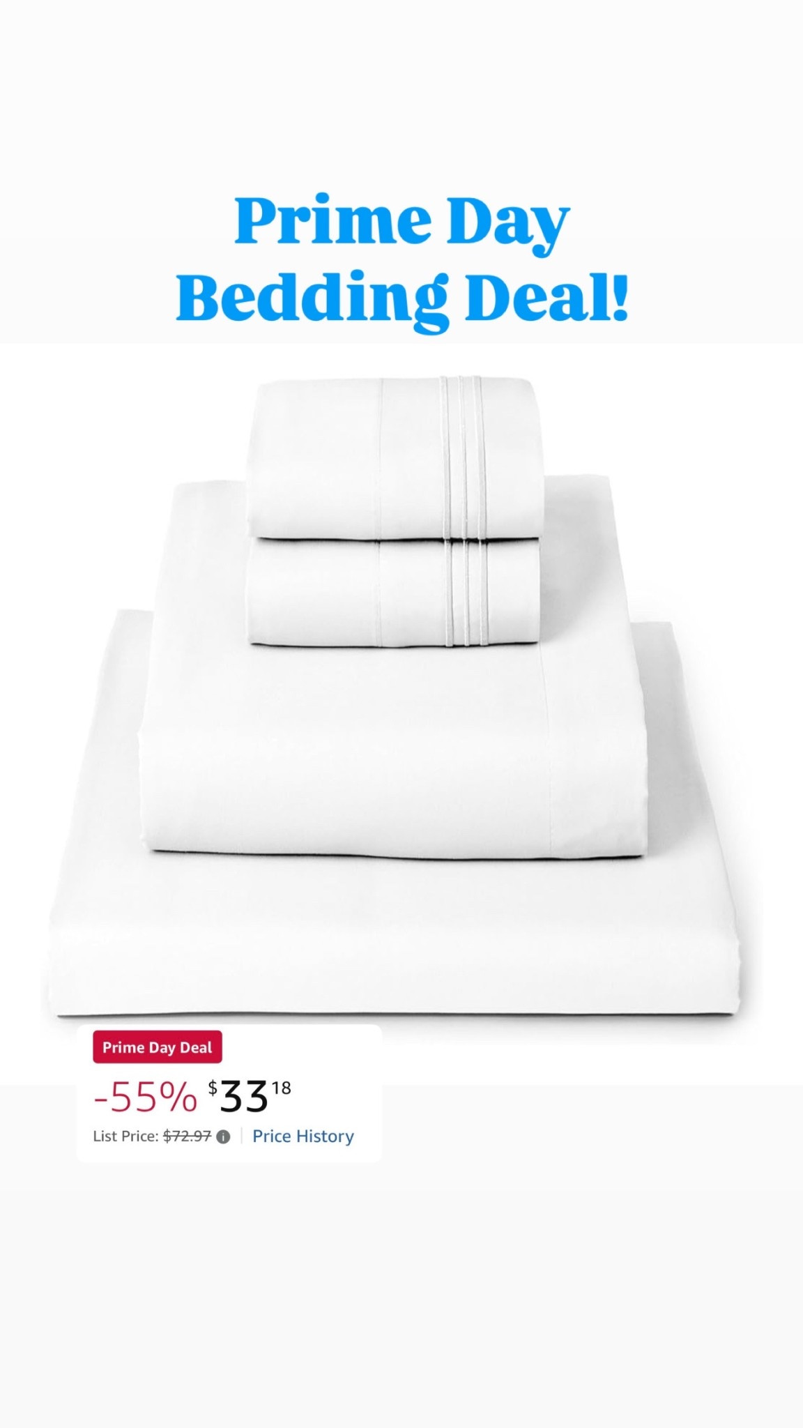 These sheets are seriously some of the softest ever 🛏️✨
I grabbed the Mellanni set a while back and totally get the hype — they’re soft, breathable, don’t wrinkle like crazy, and they’re on sale for Prime Day!
Linking my exact set in LTK while it’s marked down 🤍

#PrimeDayFinds #MellanniSheets #LTKHome #AmazonMustHaves #CozyVibes


#LTKFindsUnder50 #LTKHome #LTKSaleAlert