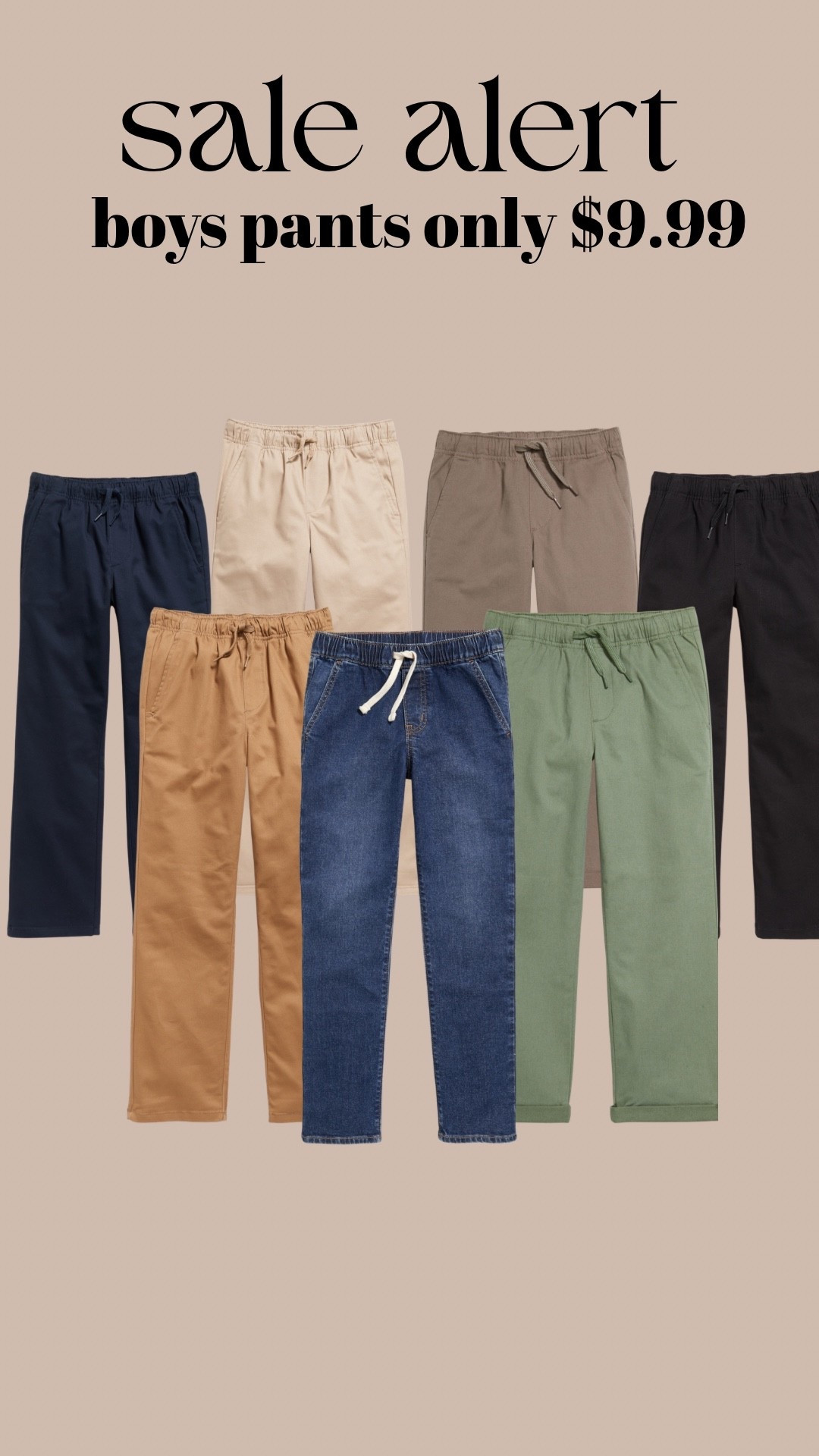 Old navy has boys pants on sale for only $9.99. My son out grew all of his pants from last fall so I’m buying every color! 

#LTKKids #LTKCyberWeek