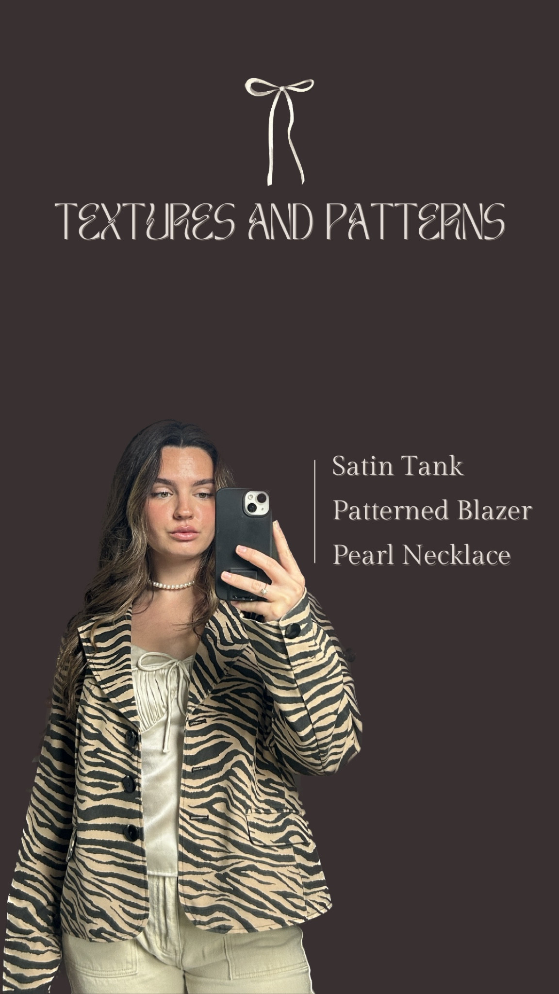 FALL COLLECTION 🤎🍂

This zebra blazer pairs perfectly with the satin top for a FUN patterned look. 🤍

#LTKHalloween #LTKSeasonal