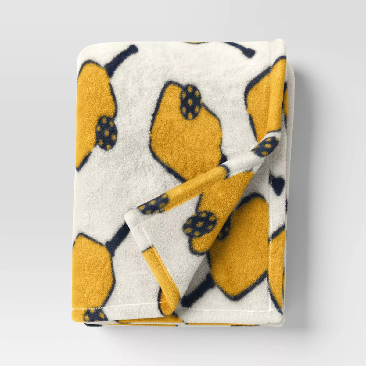 Pickleball Plush Throw Blanket Ivory | Target