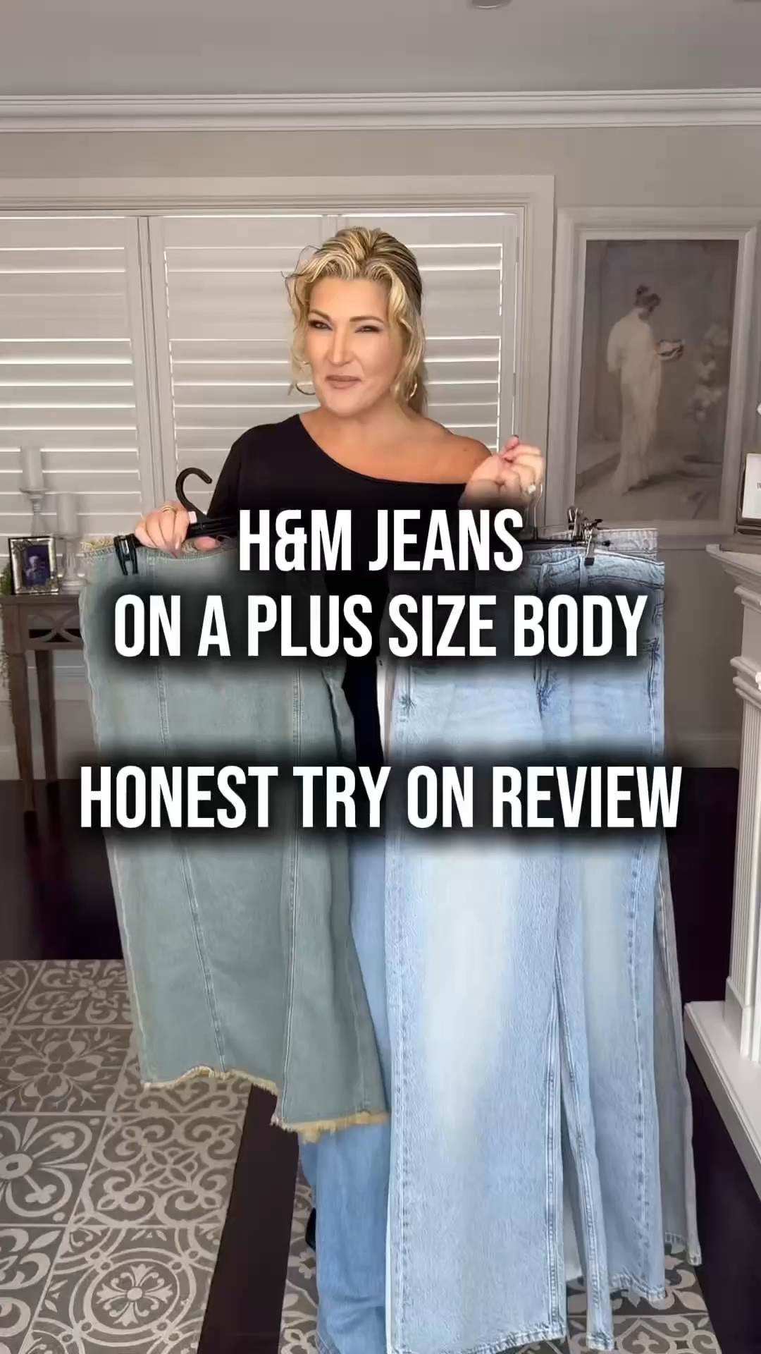To watch my full video try on visit my socials on Instagram or Facebook @thisgoeswiththataust 

Garments in order of appearance:
	1.	WIDE ULTRA HIGH JEANS
Art no: 1289532001010
Colour: Light denim blue
Size: 20 (EUR 48)
+
OFF THE SHOULDER SWEATER
Art no: 1302636003006
Colour: Black
Size: XL
	2.	WIDE ULTRA HIGH JEANS
Art no: 1289532007010
Colour: White
Size: 20 (EUR 48)
	3.	WIDE HIGH JEANS
Art no: 0871889064009
Colour: Grey
Size: 20 (EUR 48)
	4.	WIDE HIGH JEANS
Art no: 0871889073009
Colour: Light denim blue
Size: 20 (EUR 48)
	5.	FINE KNIT CARDIGAN
Art no: 1241217009005
Colour: Black
Size: L
	6. WAISTED SCUBA TOP
Art no: 1306071003006
Colour: Black
Size: XL

Non-Sponsored – Not a paid post. If you shop via my links, I may earn a small retailer-paid commission that helps fund future try-ons.

#LTKplussize #LTKmidsize #LTKaustralia