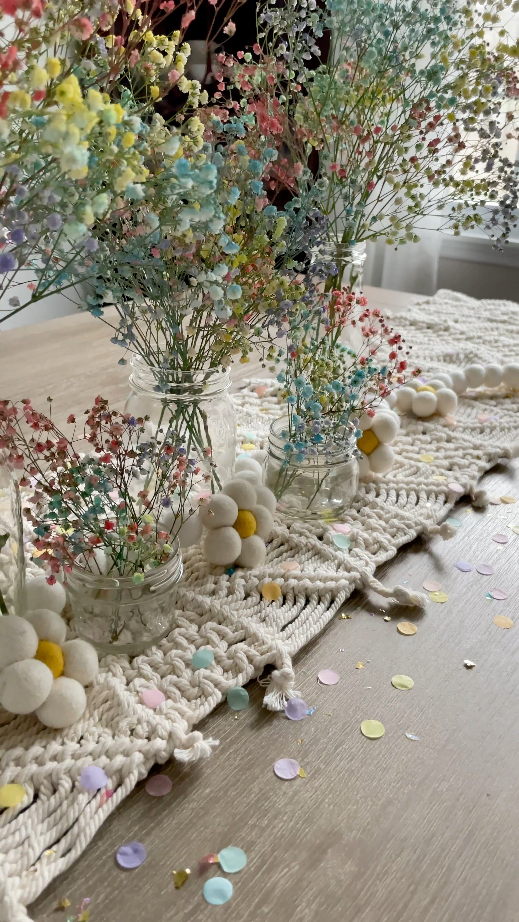 🌼 Spring or Easter 🐰 tablescape idea! Flowers are a DIY, but the colors are linked below - check out my Instagram for the how-to video!

#LTKSeasonal #LTKhome