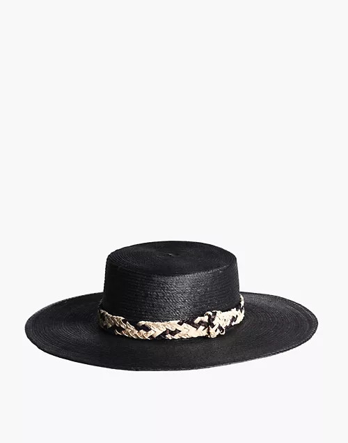 ASN Straw Astoria Wide-Brimmed Hat | Madewell