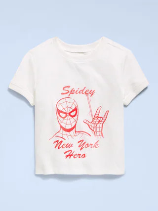 Old Navy x Marvel Spider-Man Graphic Ringer T-Shirt for Toddler Boys | Old Navy (CA)