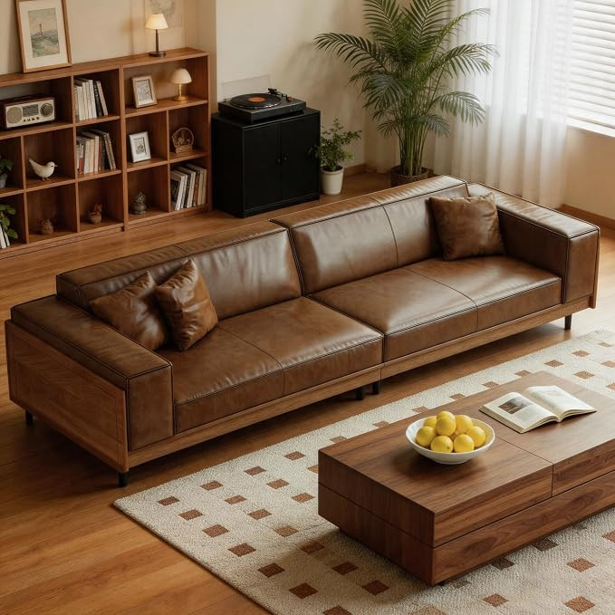 Modern 4 Seater Couch for Living Room – Comfy Sofa for Bedroom, Office, Apartment, Big or Small... | Amazon (US)