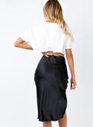 Cleo Lavoe Midi Skirt Black | Princess Polly US