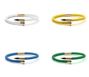 Leather Nail Bracelet | The Styled Collection