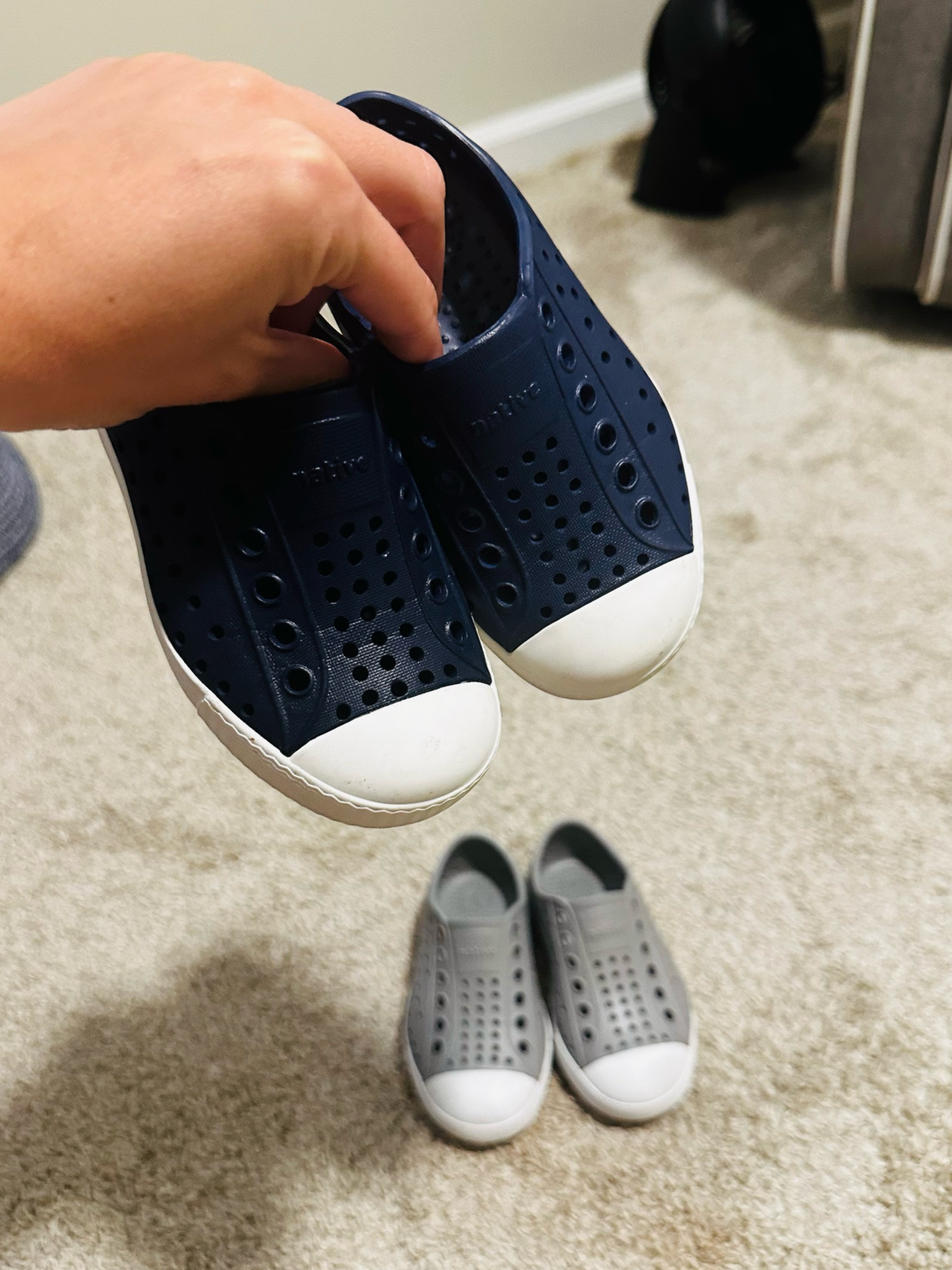 The toddler shoes of the summer! My 3 year old loves them. They are light weight, water proof, and easy to get on and off! 

#LTKSeasonal #LTKkids #LTKunder50