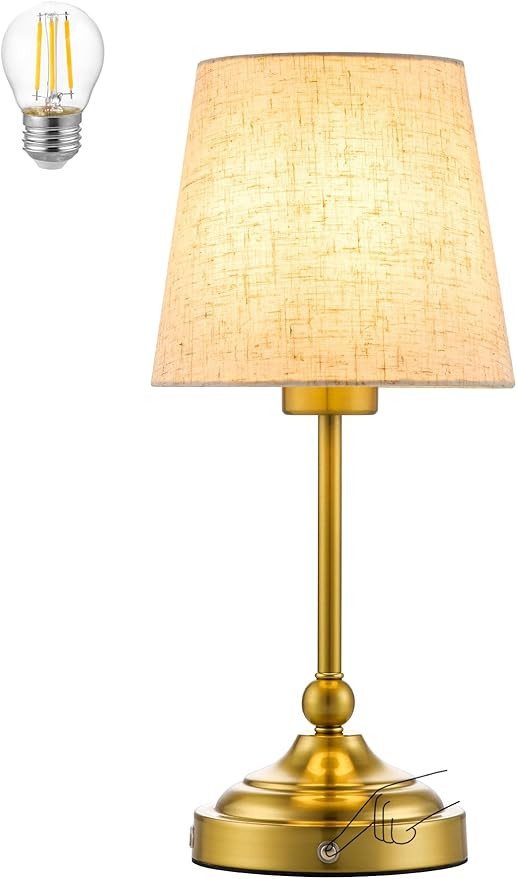 BOHON Cordless Lamp with Dimmer, Built-in 5200mAh Rechargeable Lamp, Patio Table Lamp, LED Bedsid... | Amazon (US)