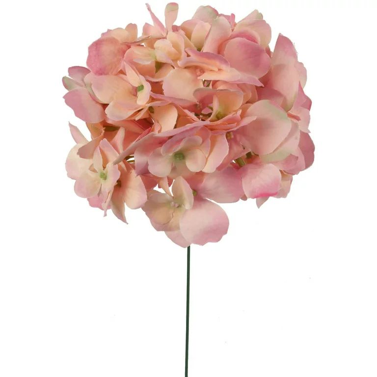 Pink Hydrangea Silk Flowers | Three 18 Inch Stems Per Order, Silk Hydrangea Decorations for Home,... | Walmart (US)