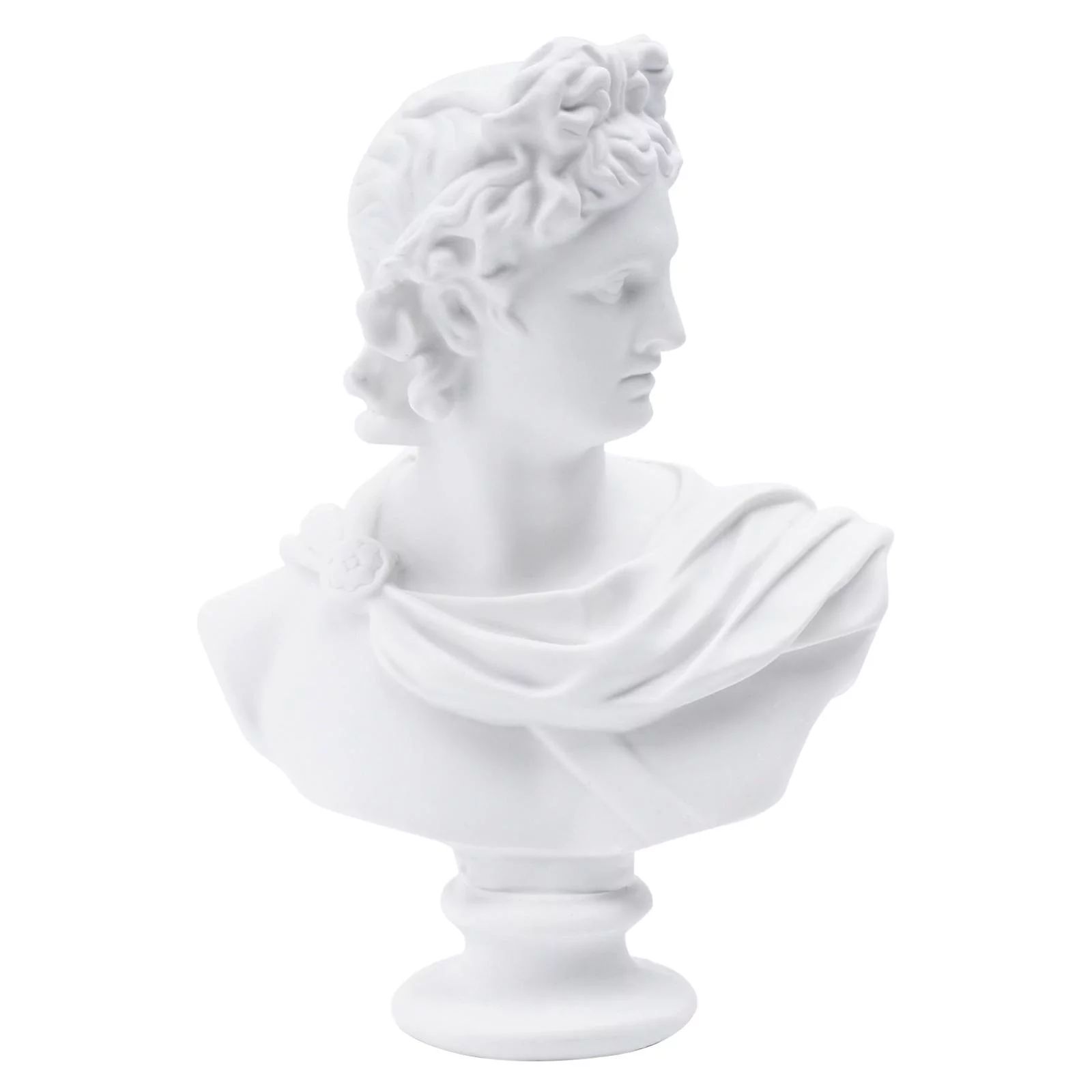 5.9" Classic Greek God of Sun and Poetry Head Resin Sculptures Portrait Statues, Home Office Déc... | Walmart (US)