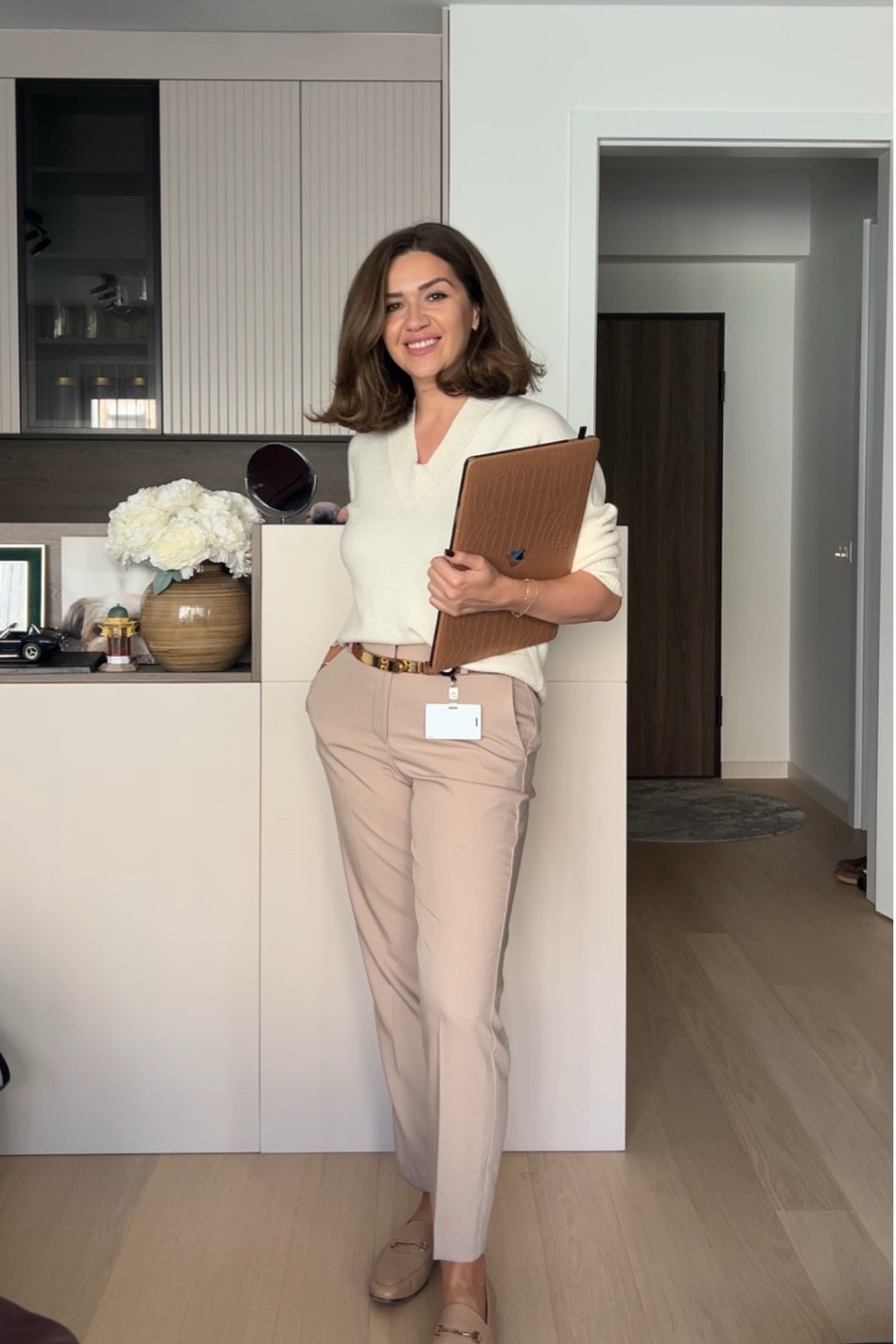 Neutral office wear with *those* $19.99 slacks. I have them in a few colors and love them! Such great value for the price 👌🏻🤎☕️🌲🍁

#Fallfashion #officewear #officeoutfit #workwear #workwearstyle 

#LTKWorkwear #LTKFindsUnder50 #LTKStyleTip