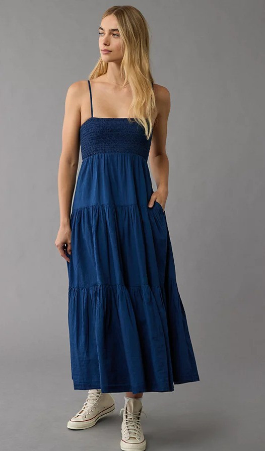 floral brunch dress long Baltic Born Womens Katherine Maxi Dress | Cream + Rust Floral main image 0