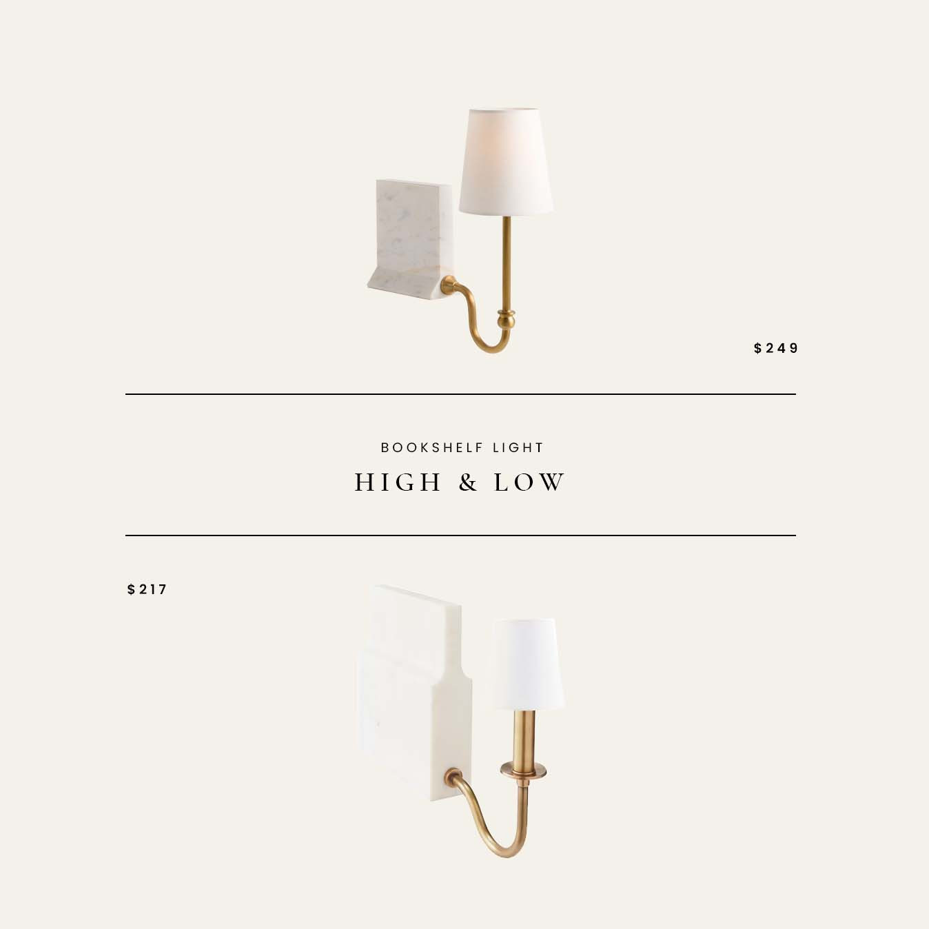 High / Low : Bookshelf Light

#LTKHome