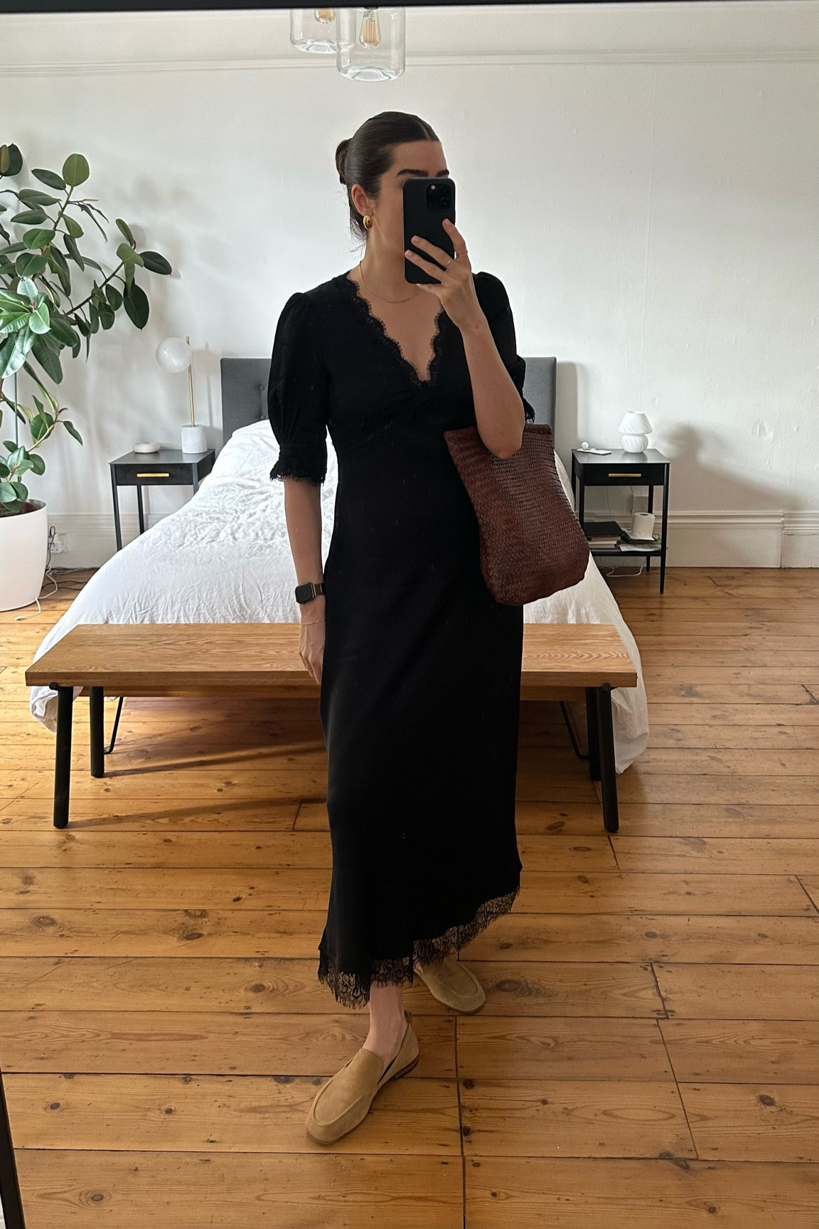 My new black silky midi length, RIXO dress. 

#LTKstyletip #LTKSeasonal #LTKeurope
