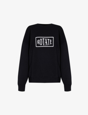 Brand-embroidered relaxed-fit organic-cotton sweatshirt | Selfridges