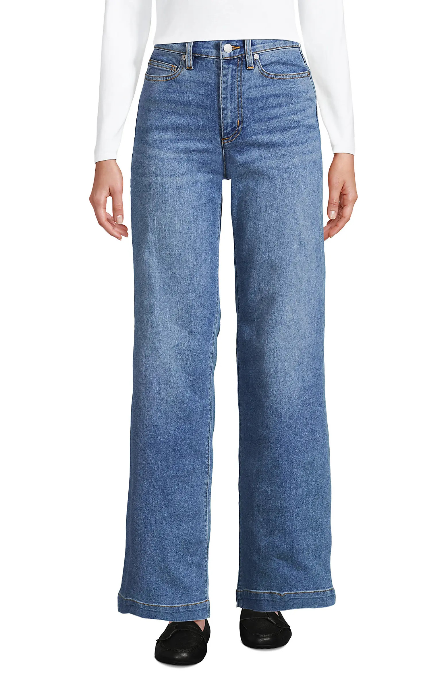 High Rise Wide Leg Denim Jeans | Nordstrom