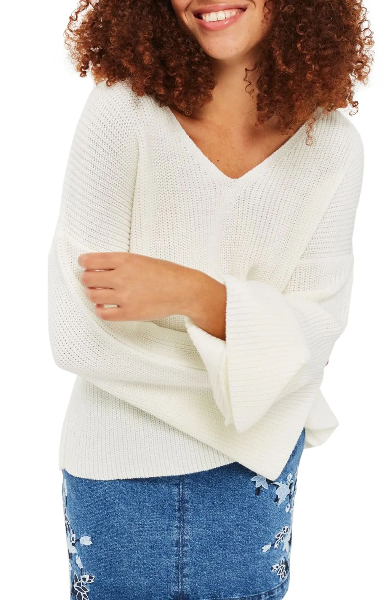 Lattice Back Sweater | Nordstrom