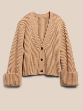 Merino-Cashmere Cardigan Sweater | Banana Republic (US)