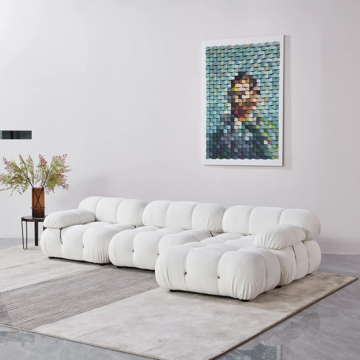 Daimion Upholstered L-Shaped Sectional Reversible | Wayfair North America