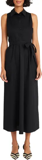 Maggy London Tie Waist Stretch Cotton Shirtdress | Nordstromrack | Nordstrom Rack