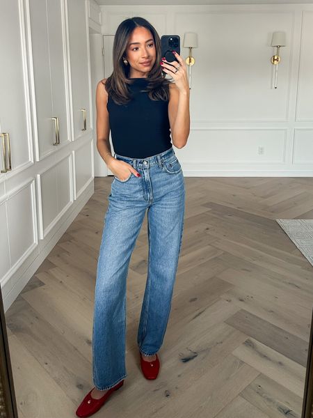 Abercrombie code AFNENA for 15% OFF! Wearing size small bodysuit, size 26 long jeans 


Casual outfit 
Spring outfit 
Jeans
Abercrombie code 

#LTKfindsunder100 #LTKstyletip #LTKsalealert