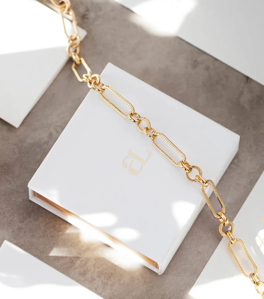 Figaro Chain Necklace (Gold) | Abbott Lyon