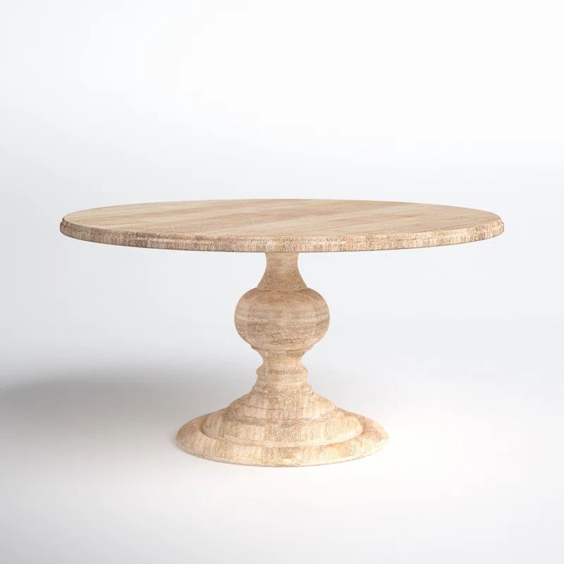 Champlain Mango Solid Wood Pedestal Dining Table | Wayfair North America