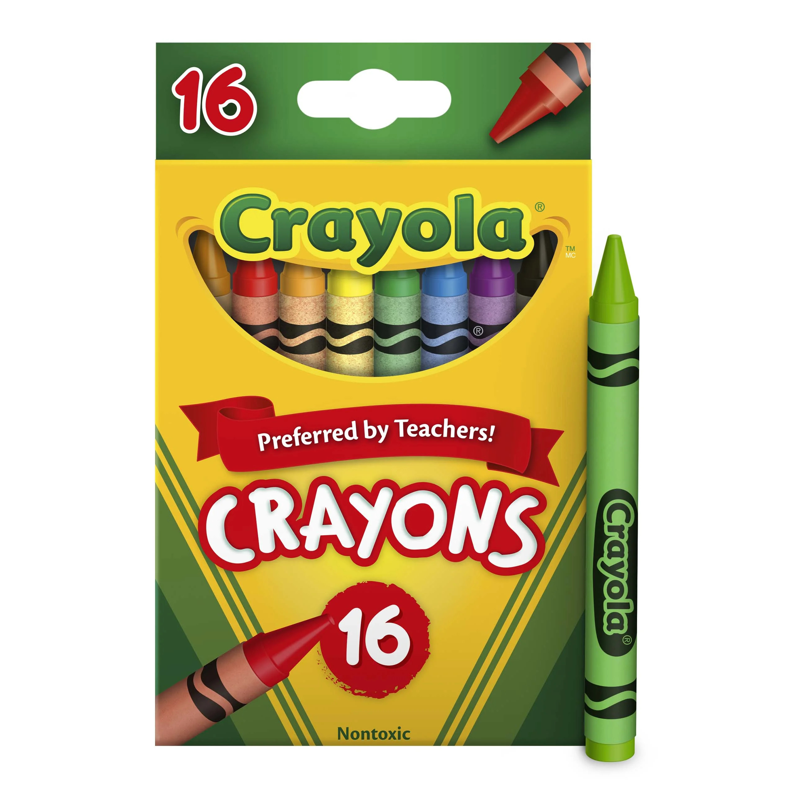 Crayola Classic Crayons, 16 Ct, Back to School Supplies for Kids, Art Supplies | Walmart (US)
