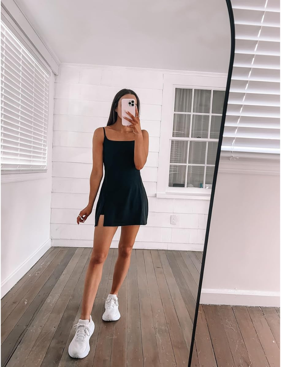 Summer dress🌴 wearing a S!
athletic dress/converse/casual summer outfits 

 #LTKSeasonal #LTKPetite #LTKFindsUnder50