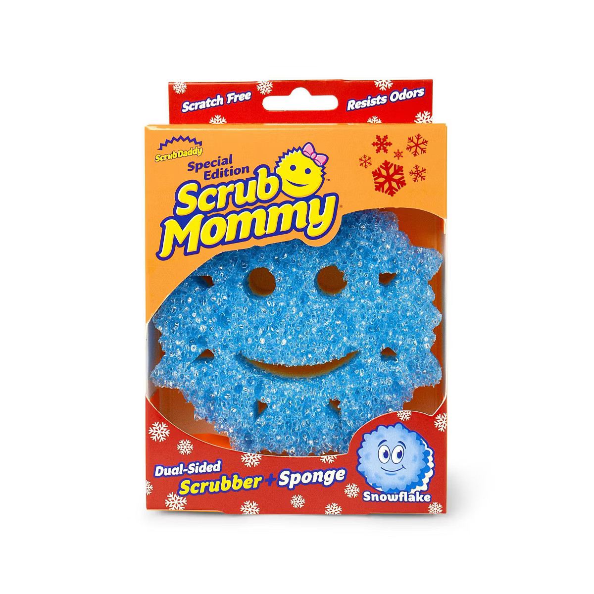 Scrub Daddy Special Edition Scrub Mommy Dual-Sided Scrubber + Sponge - Snowflake | Target