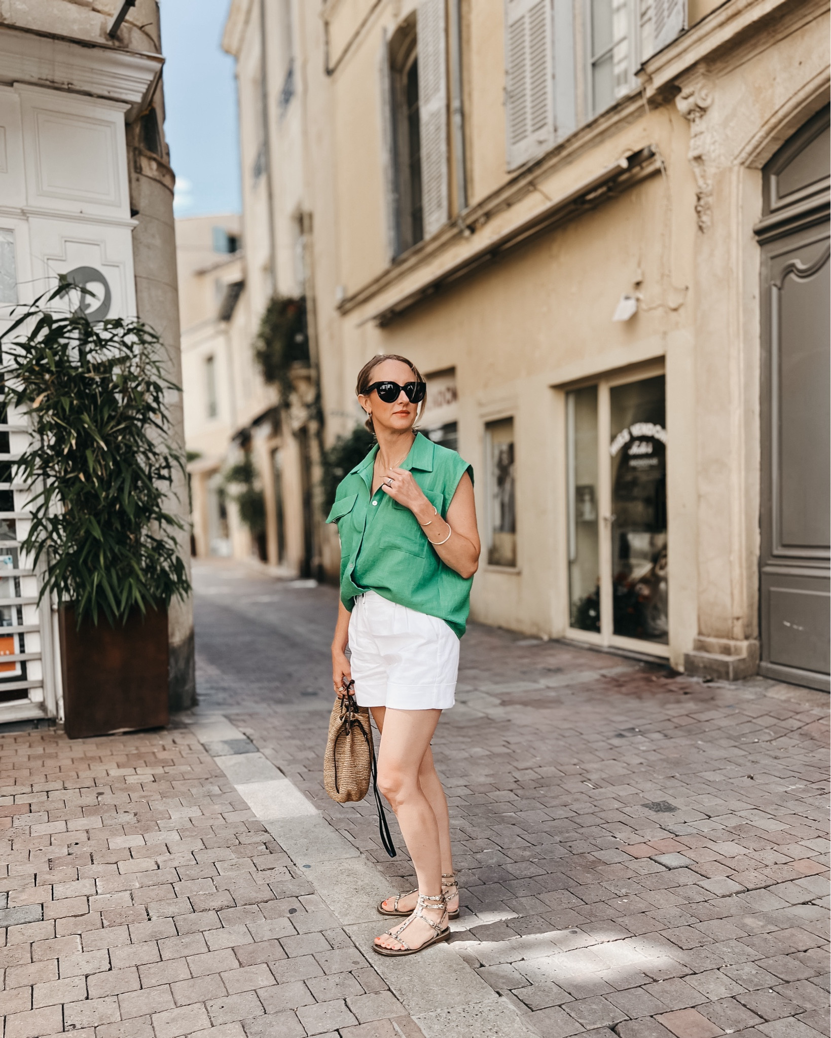 White Linen shorts. Lined & not see through! Tailored enough to wear to the office too! 

Linen shorts, summer capsule, travel wardrobe, vacation style

#LTKFindsUnder100 #LTKOver40 #LTKSummerSales