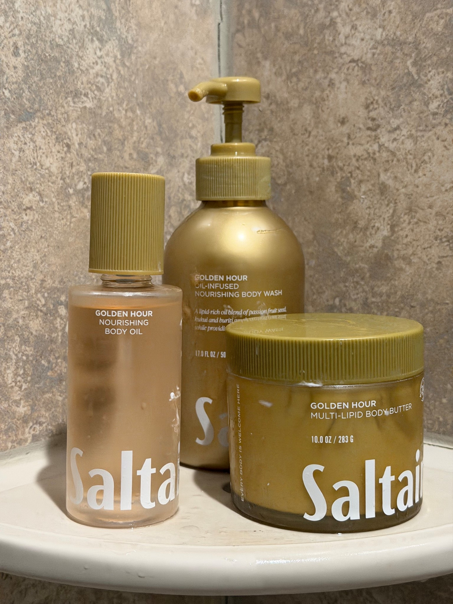 Bringing the spa to my daily shower 