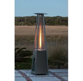 Fire Sense 40,000 BTU Stainless Steel Pyramid Flame Heater with Aluminum ReflectorModel:60523 | Build.com, Inc.