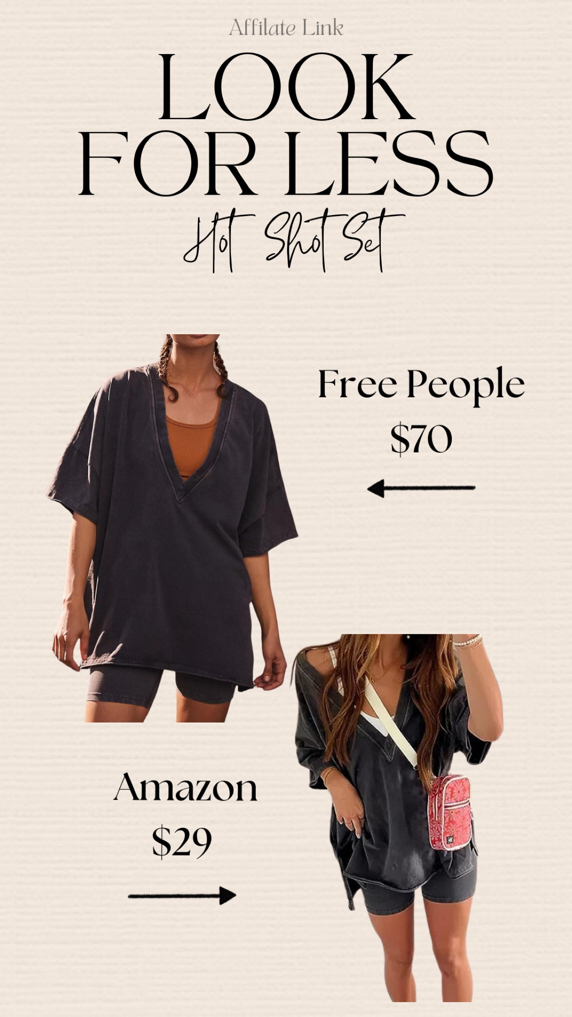 Hot shot set look for less!!



#LTKmidsize #LTKstyletip #LTKunder50