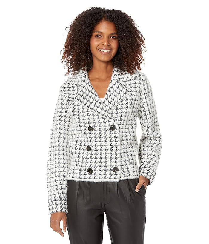 KUT from the Kloth Aaliyah - Double-Breasted Houndstooth Coat | Zappos