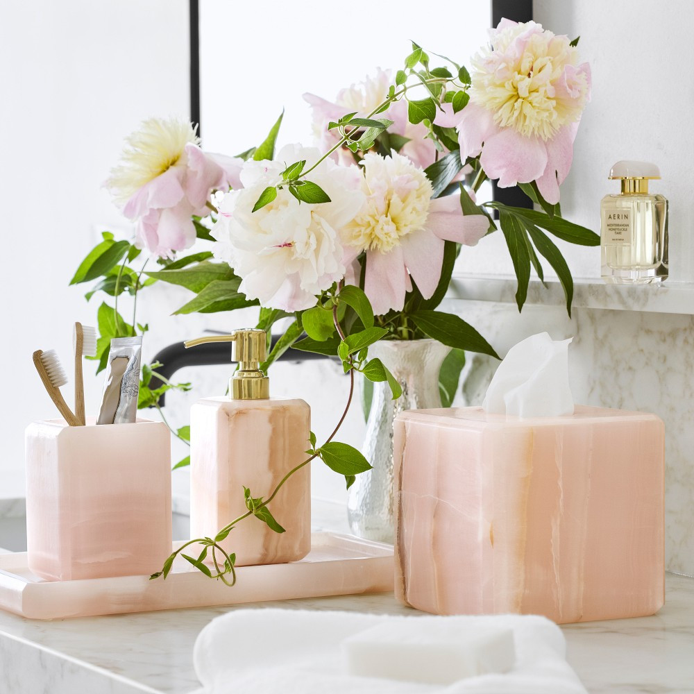 Pink Onyx Soap Dispenser | Williams-Sonoma