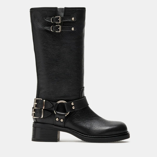 ASTOR BLACK LEATHER | Steve Madden (Canada)
