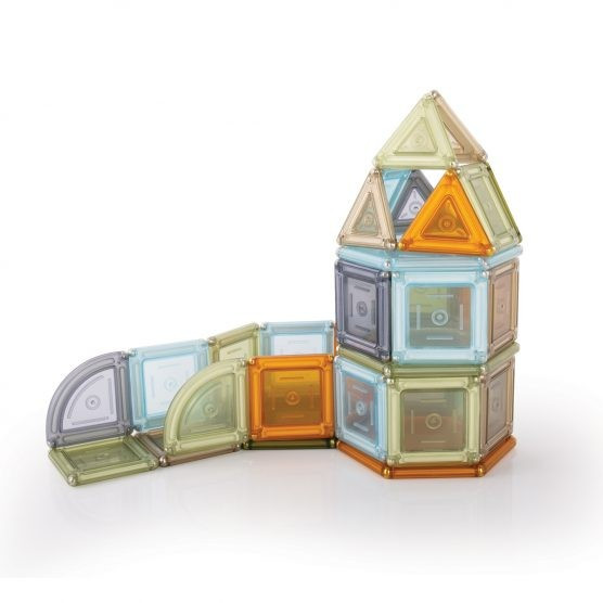 Guidecraft PowerClix Solids Natural – 70 Piece | The Tot