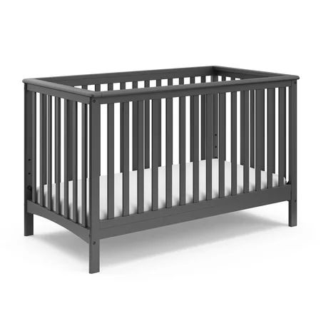 Storkcraft Hillcrest 4 in 1 Convertible Crib Gray | Walmart (US)